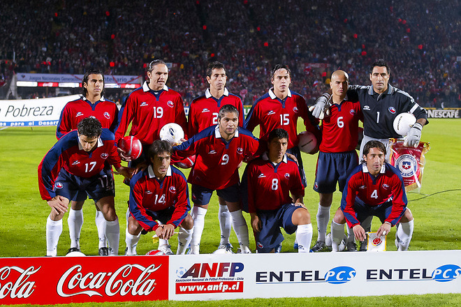 Formación de Chile ante Colombia, Clasificatorias Alemania 2006, 5 de septiembre de 2004