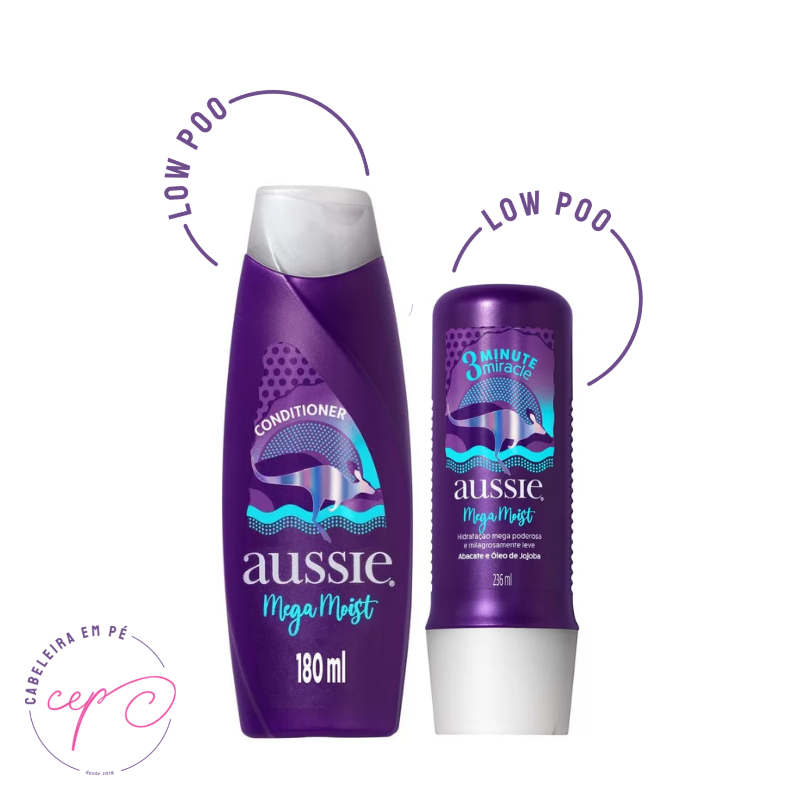 Condicionador e Máscara 3 Minute Miracle Moist - Aussie (Low Poo)