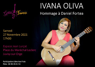 Festival Guitar'Essonne 2021 - Concert Ivana Oliva - 27/11/2021 à 17h00