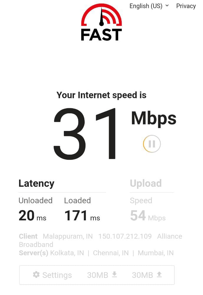 Fast - Internet Speed Test