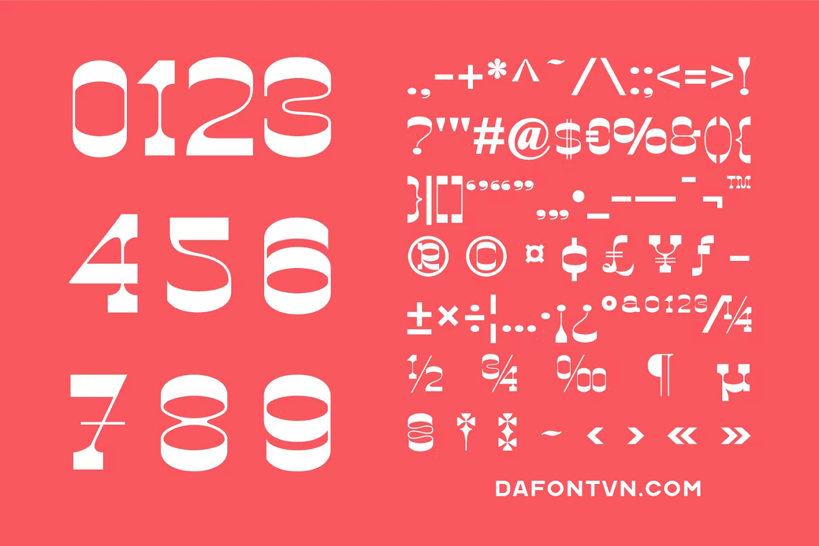 Reboy - Display Typeface number