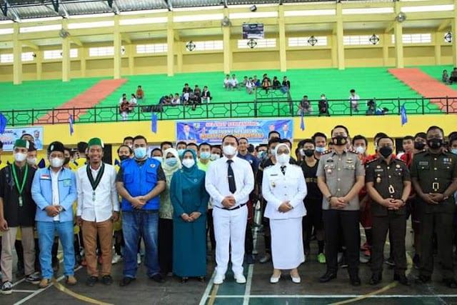 Hari Sumpah Pemuda, Bupati Labuhanbatu Buka Turnamen Futsal Tingkat SLTA