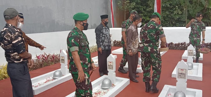 INILAH Danrem 141/Tp Dampingi Pangdam XIV/Hasanuddin, Meresmikan Taman Makam Pahlawan (TMP) Bumi Indah di Gowa