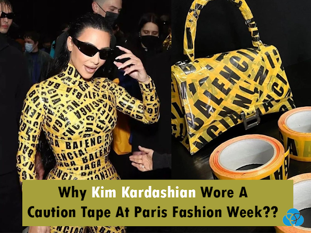 Kim Kardashian, Kim, Kardashian, Ukraine, Russia, Caution Tape, Paris Fashion Week 2022, Paris Fashion Week, Fashion Week, Fashion Week 2022