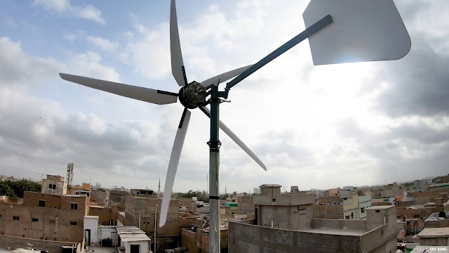 How to make a wind turbine from a car alternator