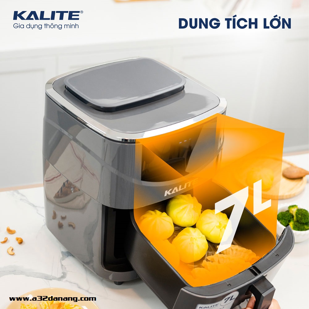 Nồi Chiên Hơi Nước Kalite Steam 7 dung tích lớn