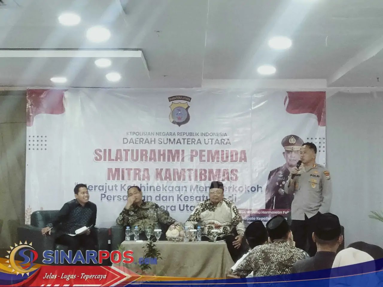 Pokdar Kamtibmas Bhayangkara Resort Medan Hadiri Silaturahmi Pemuda Mitra Kamtibmas Polda Sumut