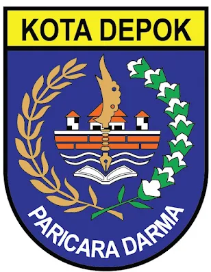 Logo / Lambang Kota Depok - Latar (Background) Putih & Transparent (PNG)