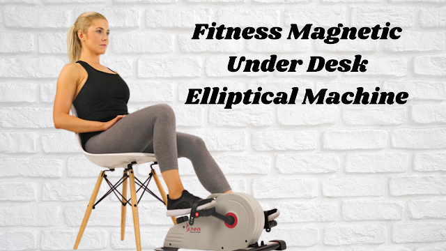 Fitness Magnetic Under Desk Elliptical Machine Foot Pedal Exerciser || exercise equipment || Fitness Products