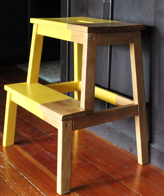 Thrifty Thursday How to Update and Use a Stepstool