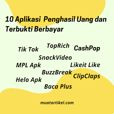 10 Aplikasi Penghasil Uang yang Sedang Viral dan Sudah Terbukti Membayar