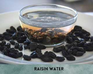 Home Remedies - Raisins Water