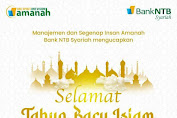Manajemen dan Segenap Insan Amanah Bank NTB Syariah mengucapkan Selamat Tahun Baru Islam 1445 H.
