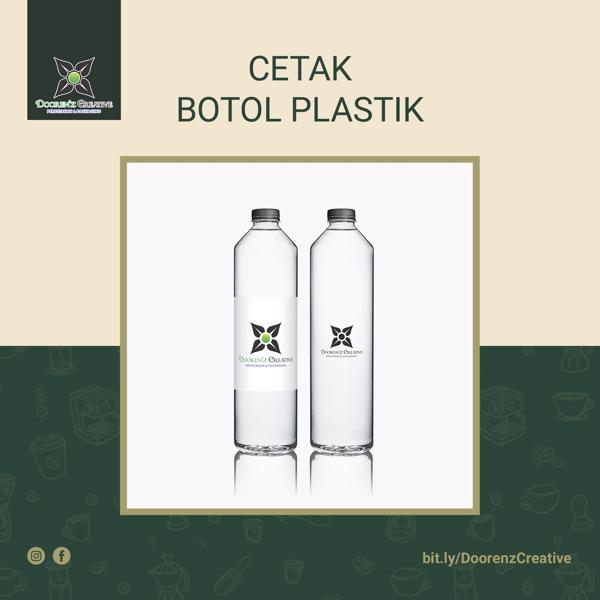 Botol Plastik Sablon 1 Liter Merk Kale