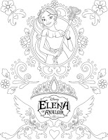 Princess Elena of Avalor coloring pages for girls