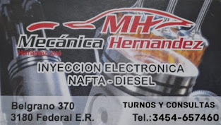 "MECANICA HERNANDEZ" Av. Belgrano 370 - Turnos 3454 65 74 60