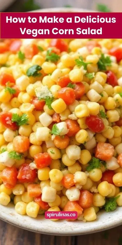 How to Make a Delicious Vegan Corn Salad