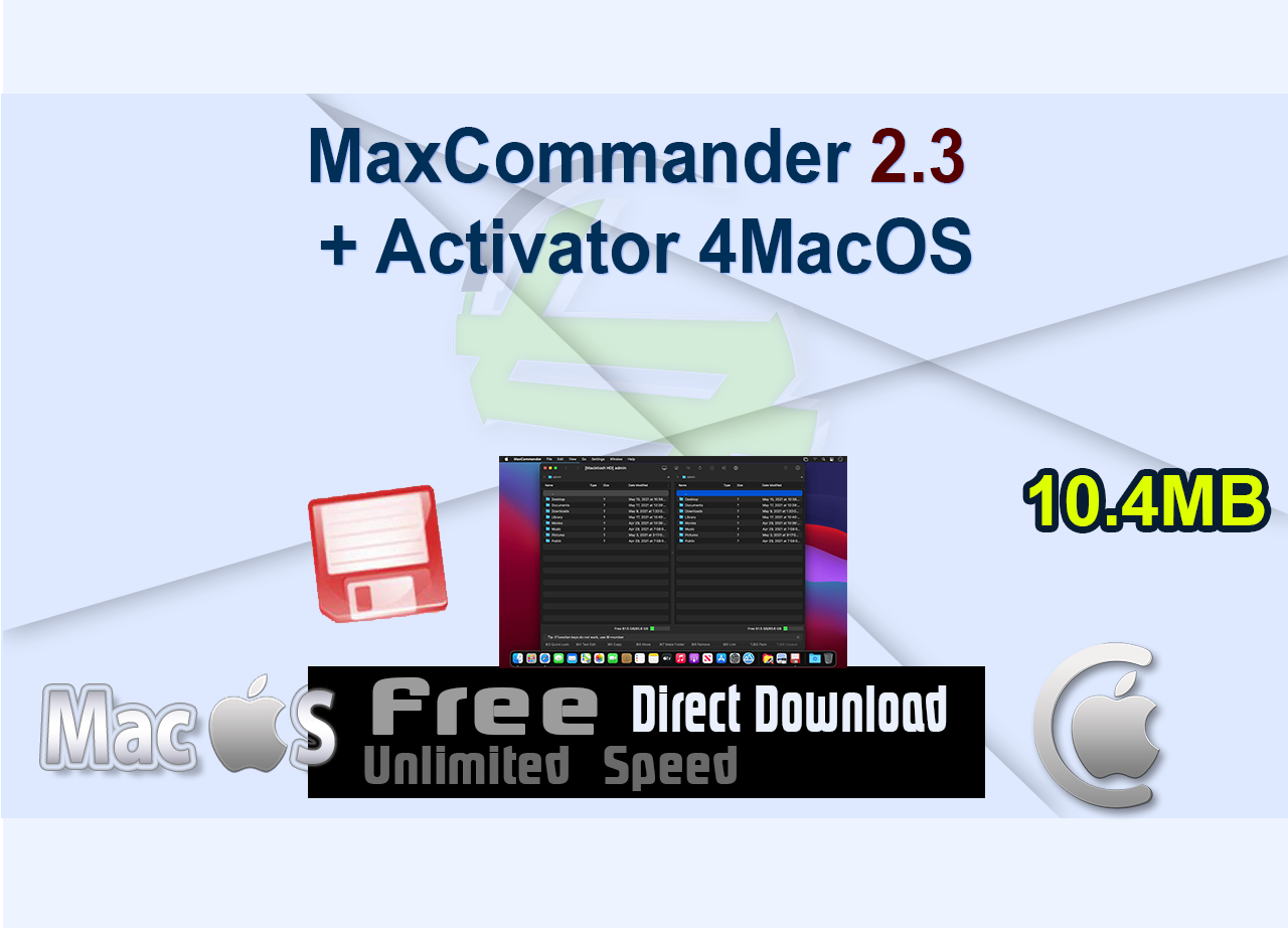 MaxCommander 2.3 + Activator 4MacOS