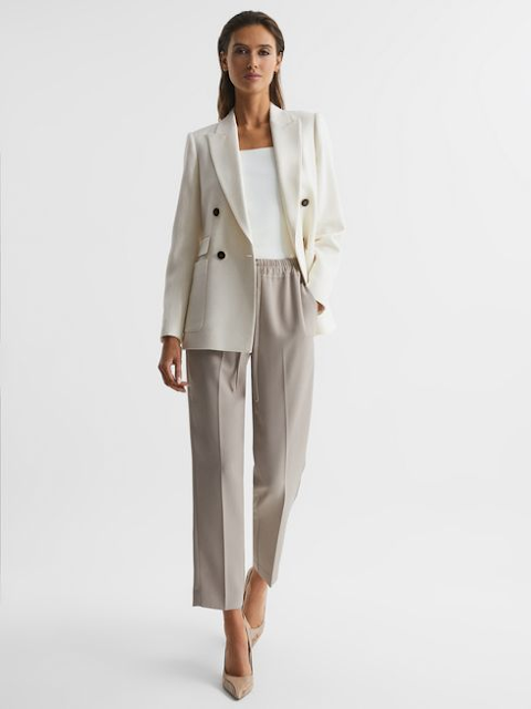 MARIA'S STYLE PLANET: DOUBLE BREASTED TWILL BLAZER