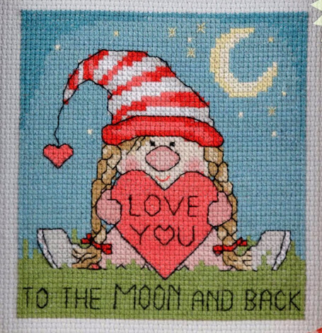 Cross stitch design "Christmas gnome"