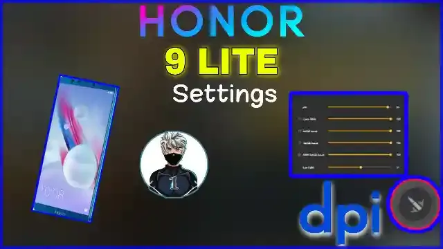 Honor 9 Lite Free fire Sensitivity and dpi