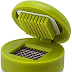 Joie Garlic Press & Chopper – Stainless Steel Blades, Green