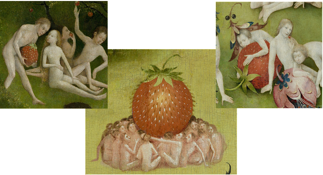 Le jardin des délices- Jérôme Bosch Fraises