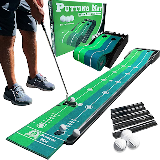 Portable golf putting green