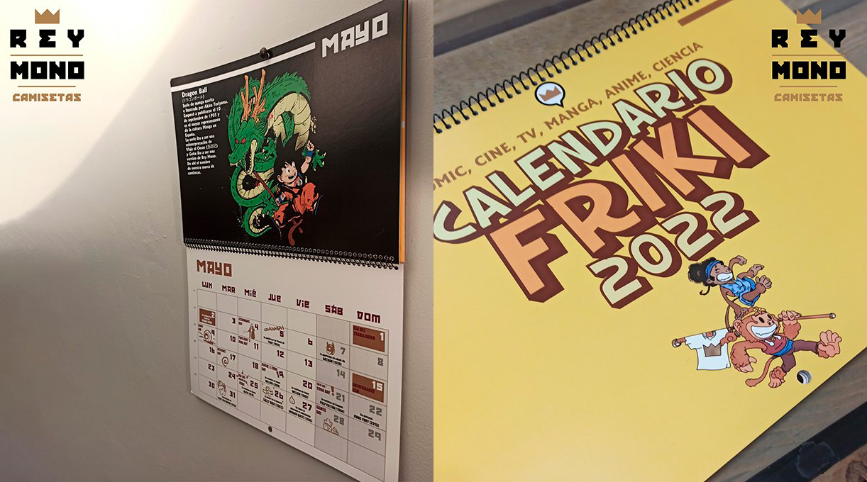 Calendario Friki Rey Mono