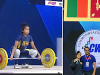 Srimali wins gold medal at Commonwealth Weightlifting Championships.