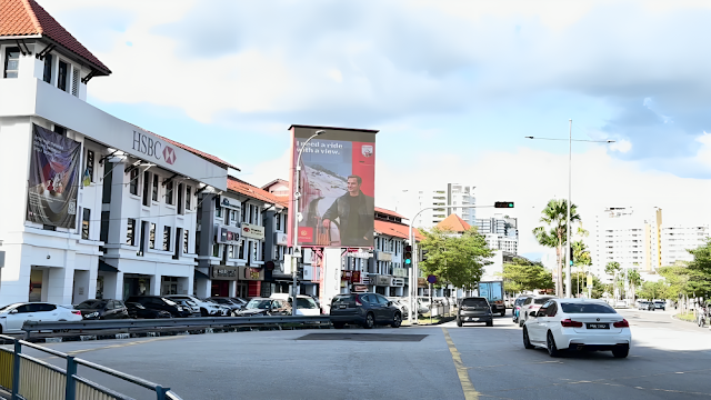 Nearby Queensbay Mall Penang LED Screen Advertising, Georgetown Persiaran Bayan Indah Digital Screen Ads, Queensbay LED Billboard Ads Malaysia Penang,