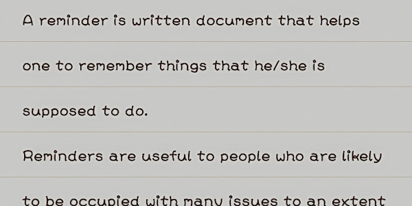 How to Write Official and Unofficial Reminders with Examples