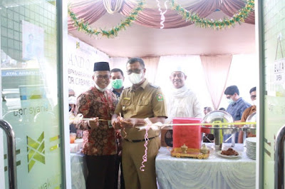 Ini Kata Wakil Bupati Pidie pada Pembukaan Kantor Cabang BPR Syariah Beureunuen