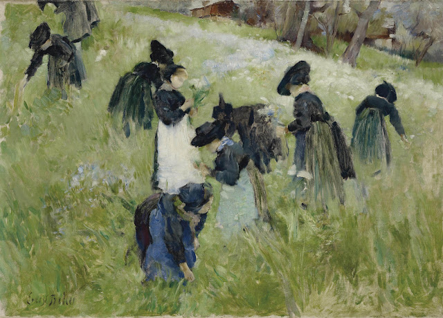 Ernest Bieler - Les femmes dans les champs