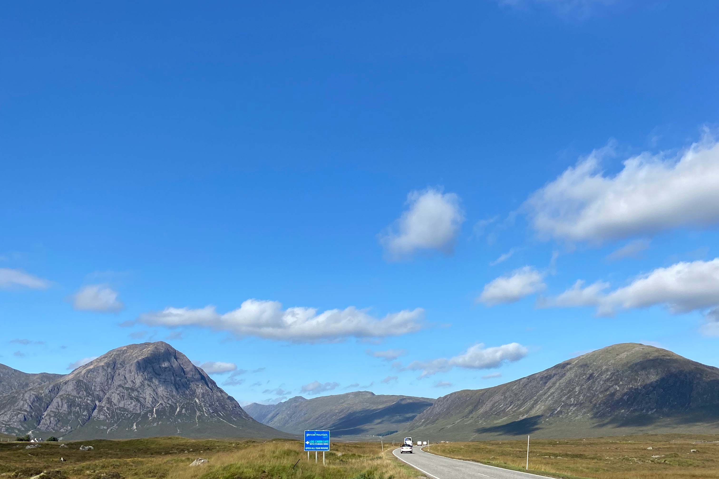 Driving through Glencoe