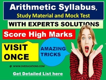 Arithmetic Syllabus, Study Material and Mock Test