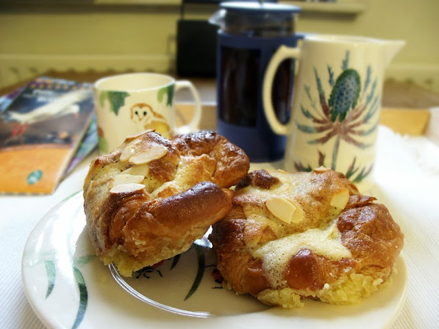 Homemade almond croissants. Photo by Loire Valley Time Travel.