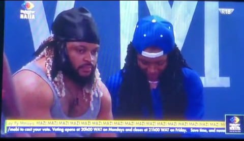 #BBNaija: Whitemoney's facial expression when Pere won the Innoson car and when he returned to the house (video)