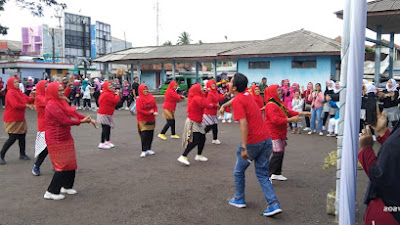 Karang Taruna Kec Bayah Gelar Senam Sehat