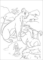 Lion king coloring page