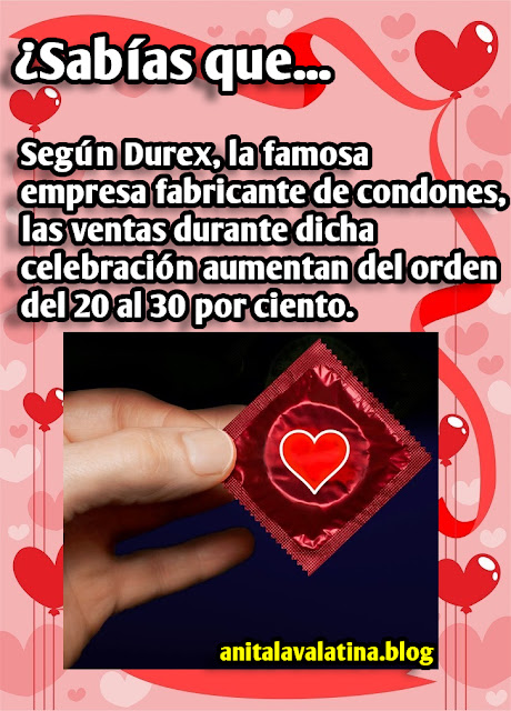 Curiosidades del Día de San Valentín condones