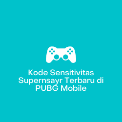 Kode Sensitivitas Supernayr Terbaru di PUBG Mobile