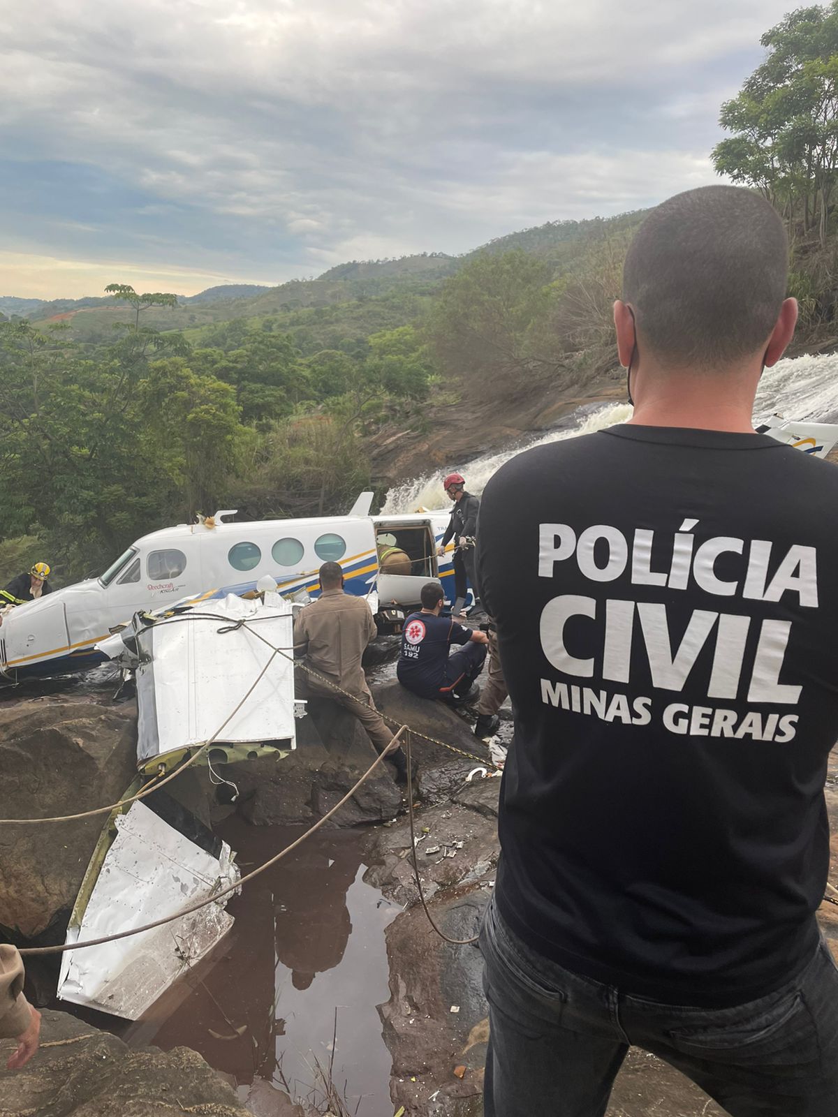 Marília Mendonça: Polícia encontra cabo enrolado em uma das hélices do avião