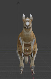Kangaroo rigged free 3d models fbx obj blend