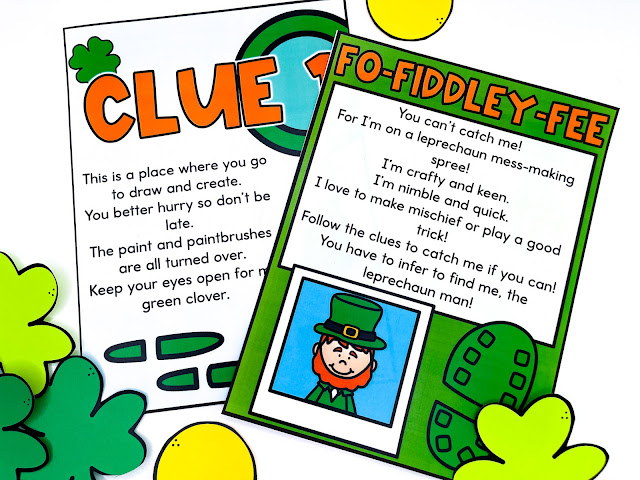 Looking for easy to implement St. Patrick’s Day activities for the classroom?!  These St. Patrick’s Day Inference Activities and Craft by Tiffany Gannon will ensure students are engaged and learning.  Click here to see the St. Patrick’s Day craft, activities, posters, and more!