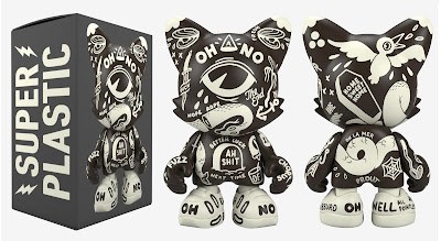 OH-NO! Blackout Edition UberJanky Vinyl Figure by McBess x Superplastic