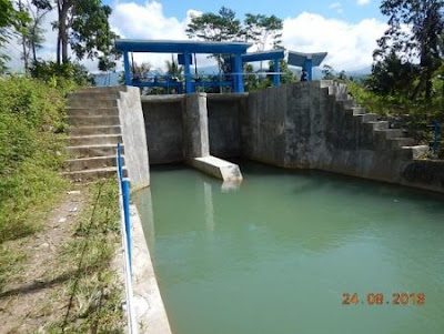 dam bendungan pengalih intake pltmh