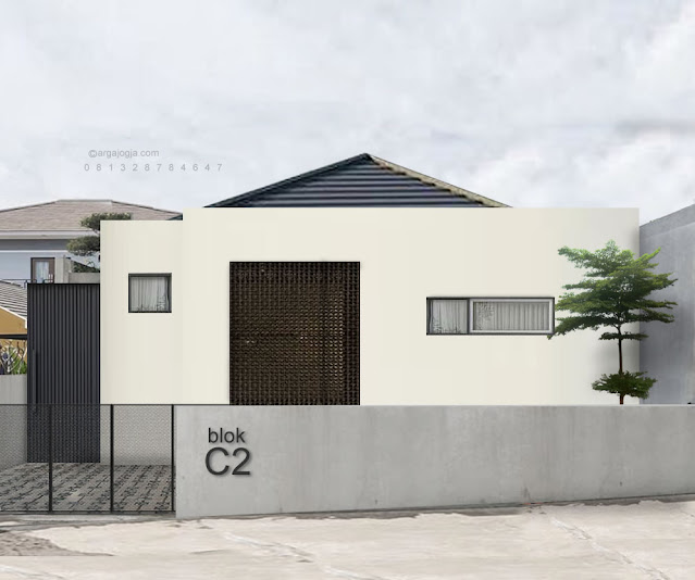 Desain Rumah Modern Minimalis Lahan 100 m2