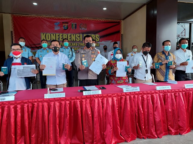Ditreskrimum Polda Lampung Ringkus 2 Tersangka Yang Diduga Pelaku Human Trafficking