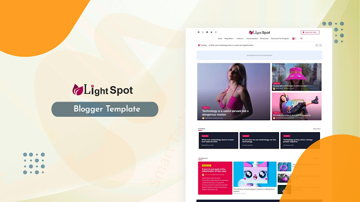 LightSpot - Creative & Fast Loaded Blogger Template